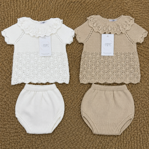 Conjunto 2 pz hilo Popys 2199
