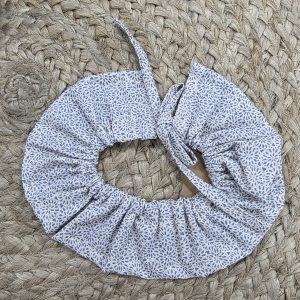 Cuello Maite Blanco y Azul 595