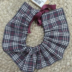 Maxi cuello Vichi rojo y negro